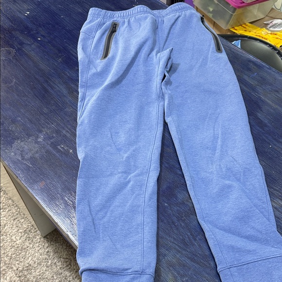 Old Navy Kids Light Blue Joggers with Zipper Pockets - Picture 1 of 4